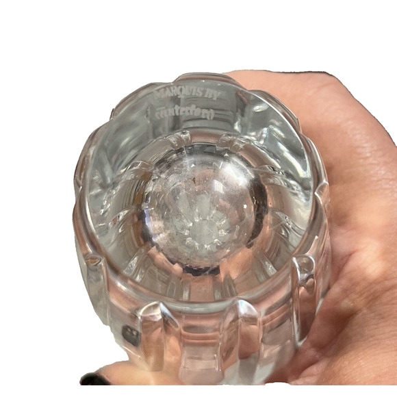 Vintage Waterford Crystal Bud Vase 7" Marquis Palladia Collection Retired Clear - Picture 4 of 4